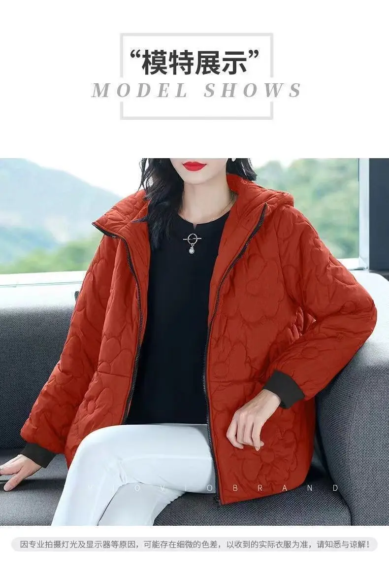 2026 Autumn Winter New Loose Cotton Jacket Women's Fashionable Casual Hooded Coat Female Thicken Warm Zipper Jackets Tops