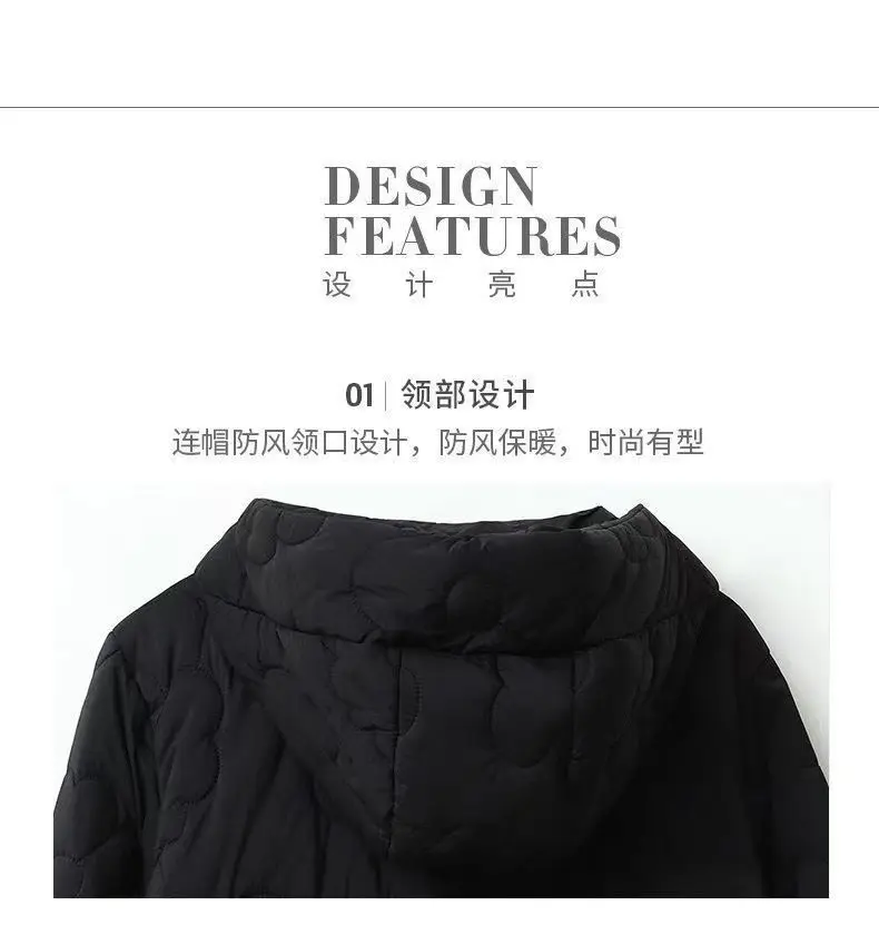 2026 Autumn Winter New Loose Cotton Jacket Women's Fashionable Casual Hooded Coat Female Thicken Warm Zipper Jackets Tops