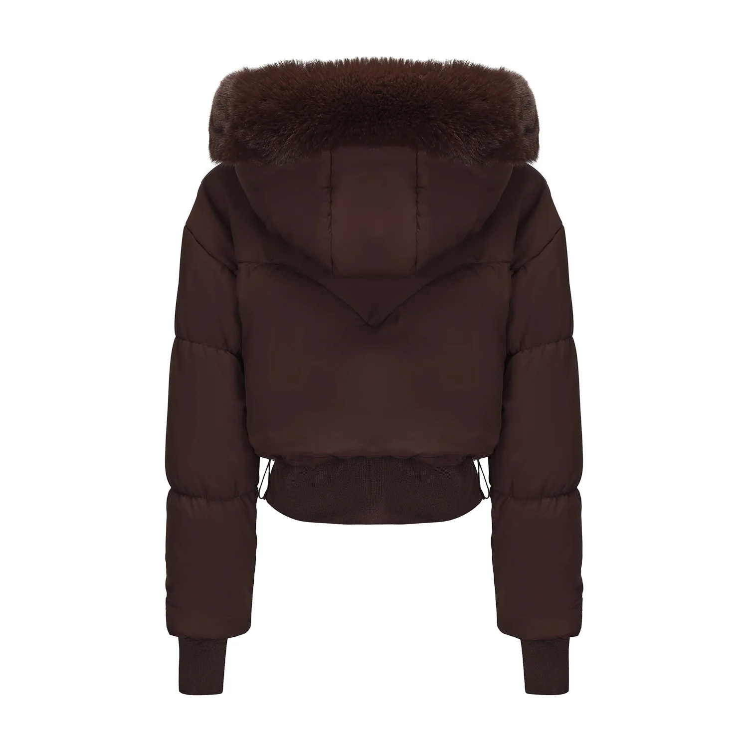 Parkas Women Short Coats Hooded Zipper Full Sleeve Thick Warm Y2k Streetwear Elegant Splice Work Coat Autumn Winter 2025