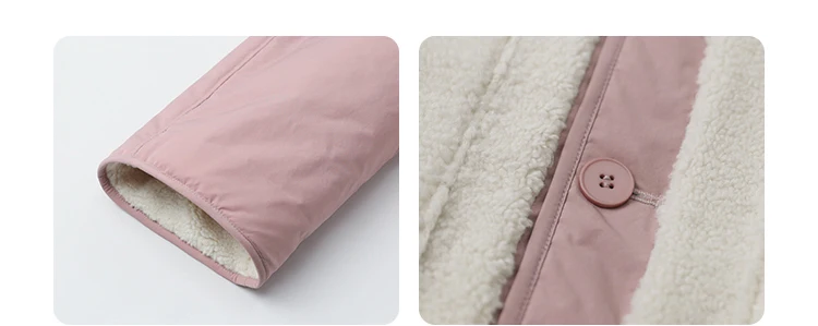 CHIC VEN New Korean Women Parkas Single Breasted Loose Casual Thick Female Jacket Reversible Coat Winter 2025