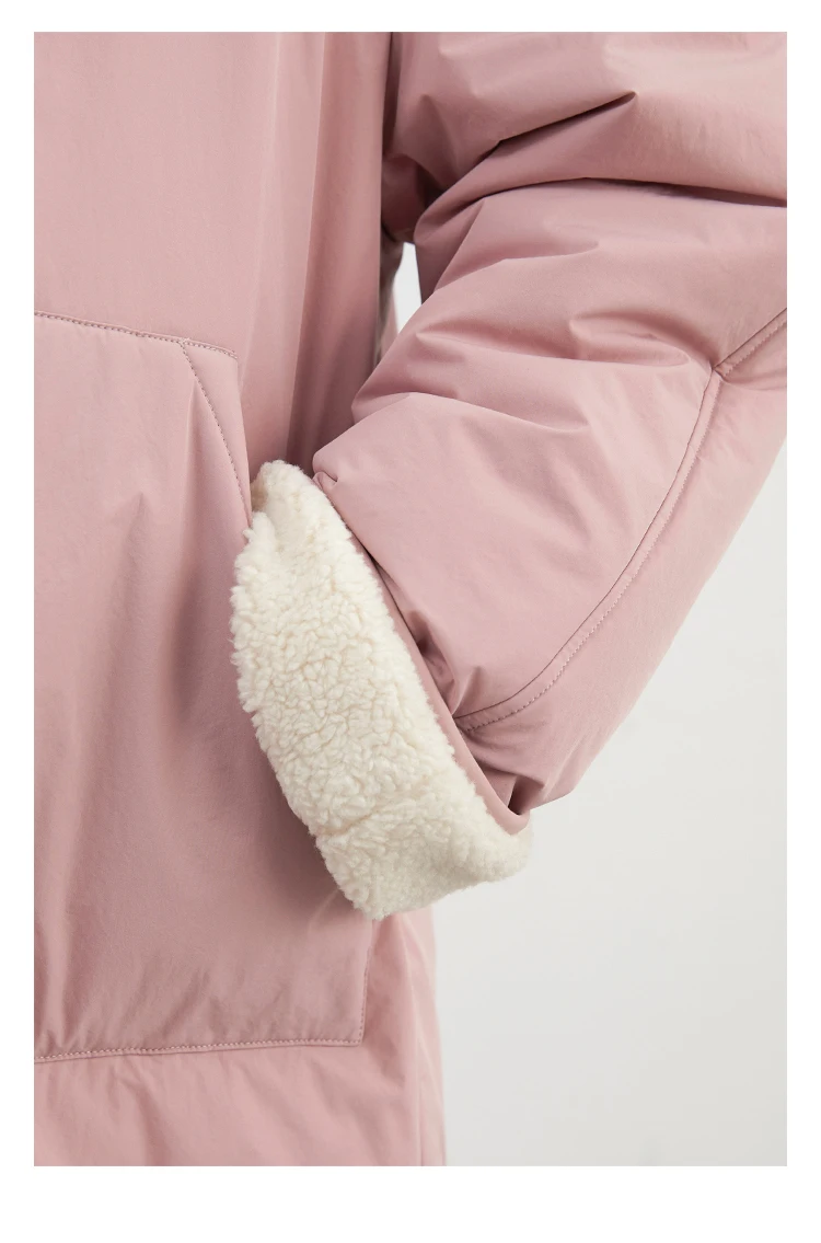 CHIC VEN New Korean Women Parkas Single Breasted Loose Casual Thick Female Jacket Reversible Coat Winter 2025
