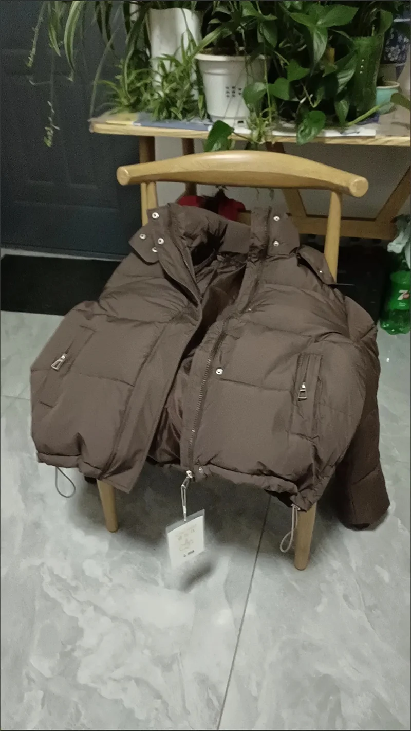 Cotton-Padded Coat Ladies New Autumn Winter 2025 Korean Down Jacket Women's Parkas Short Bread Outerwear Hooded Cotton Jackets
