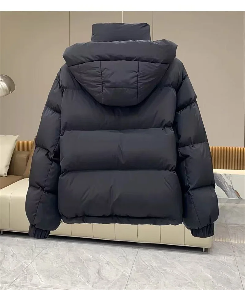 Cotton-Padded Coat Ladies New Autumn Winter 2025 Korean Down Jacket Women's Parkas Short Bread Outerwear Hooded Cotton Jackets