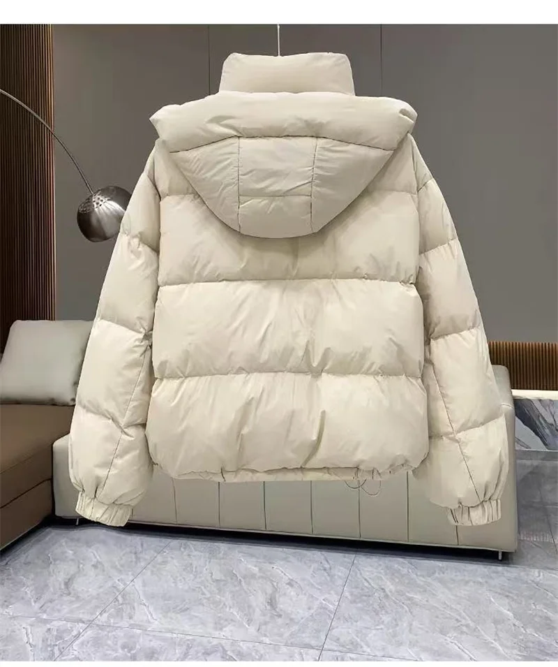 Cotton-Padded Coat Ladies New Autumn Winter 2025 Korean Down Jacket Women's Parkas Short Bread Outerwear Hooded Cotton Jackets