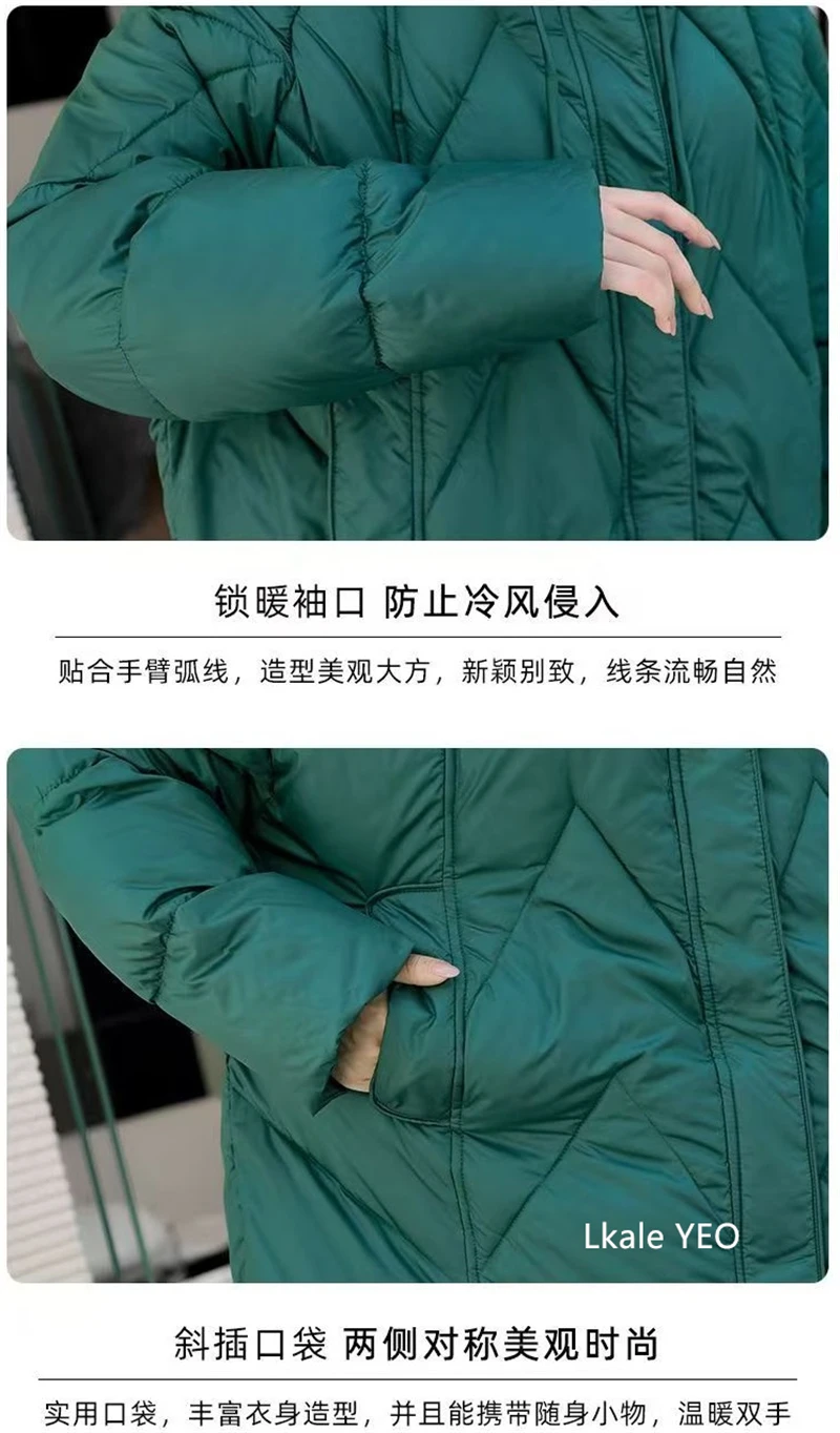 2025 Chinese-style Retro Ladies Cotton Padded Outerwear Temperament Korean Version Thick Women's Winter Parkas Jacket