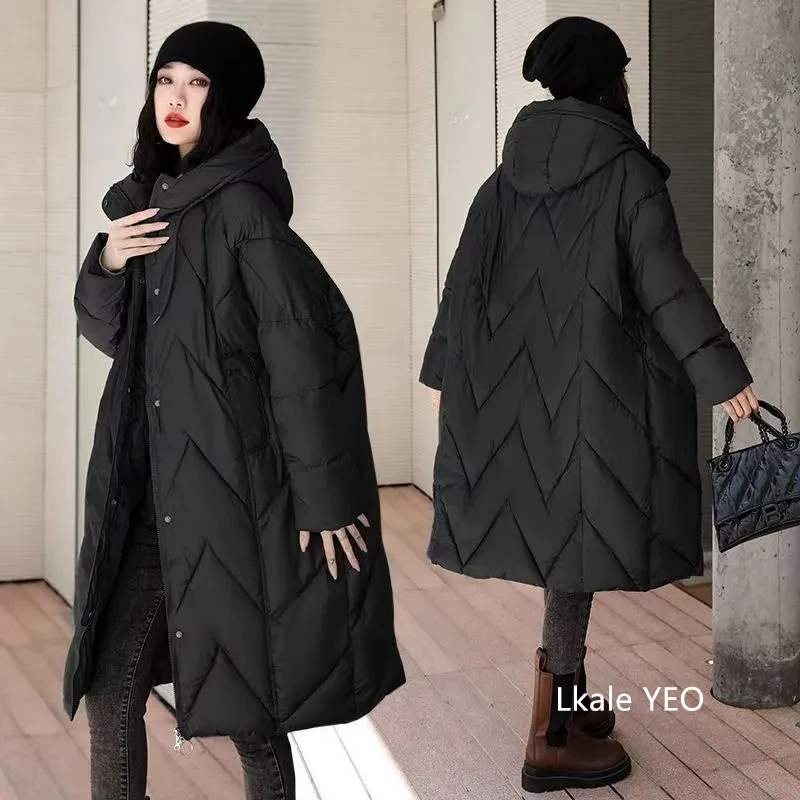 2025 Chinese-style Retro Ladies Cotton Padded Outerwear Temperament Korean Version Thick Women's Winter Parkas Jacket