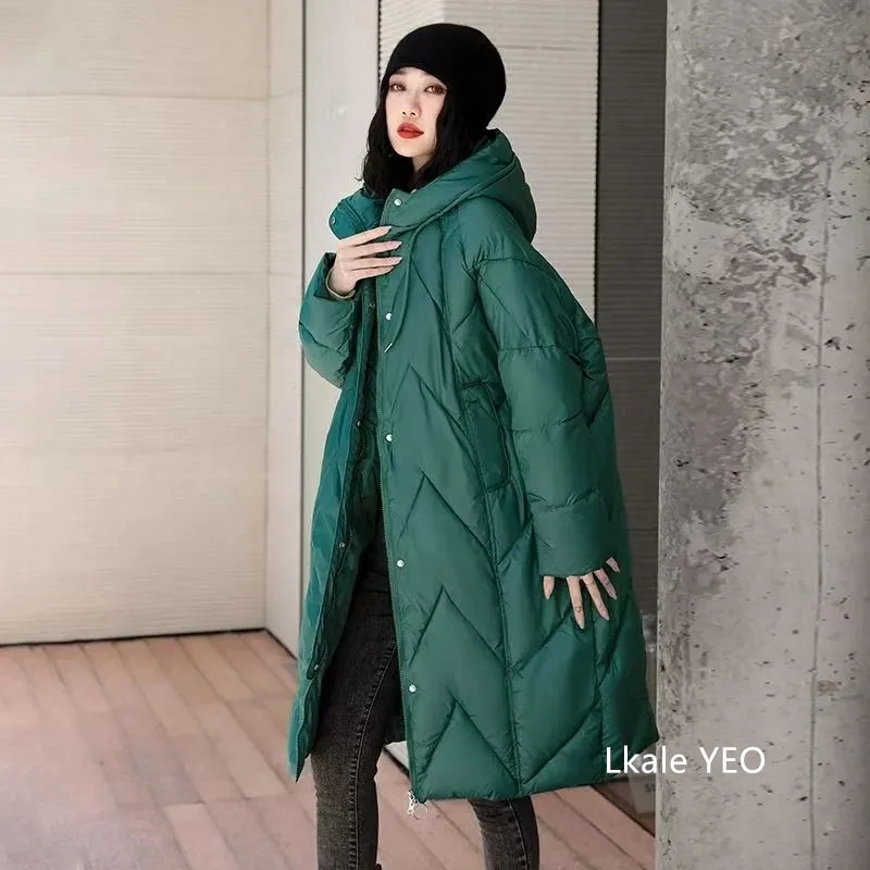2025 Chinese-style Retro Ladies Cotton Padded Outerwear Temperament Korean Version Thick Women's Winter Parkas Jacket