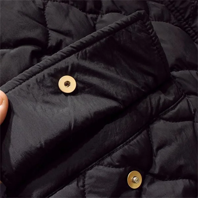Xiaoxiangfeng Cotton Jacket Women's 2025 New Style Autumn And Winter Western Style Warm Down Cotton Jacket Cotton Coat Trendy