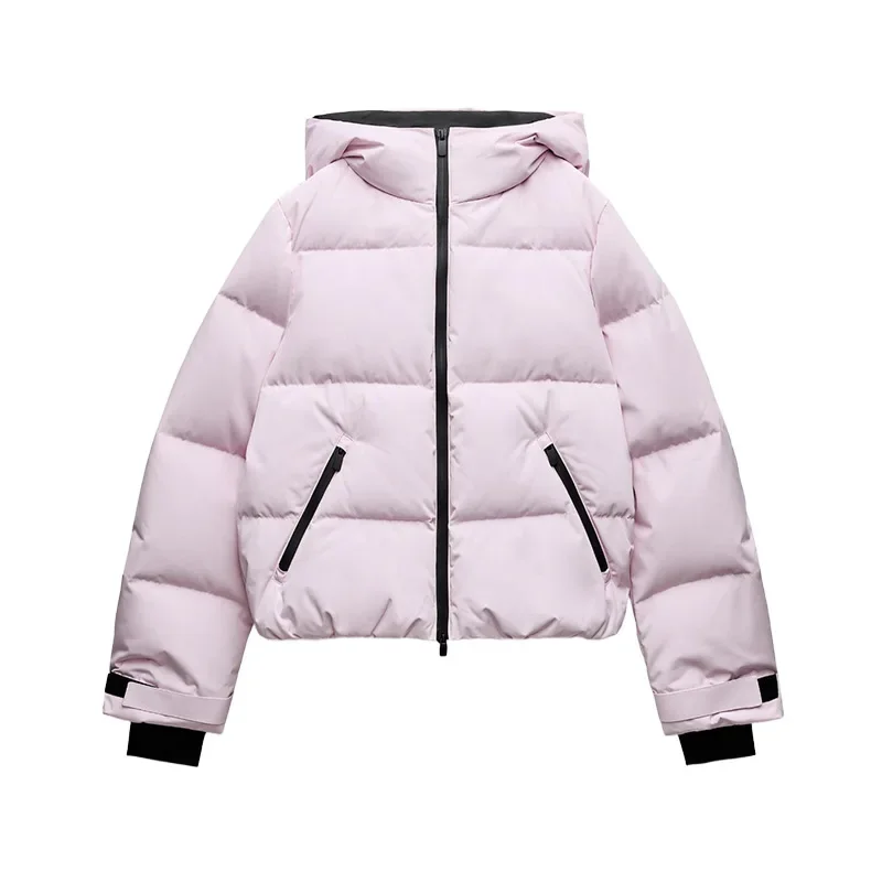 Winter Warm Hooded Ski Wear Suits For Women Windproof Waterproof Park Coat High Waist Warm Pants 2026 New Lady Snow Sportwears