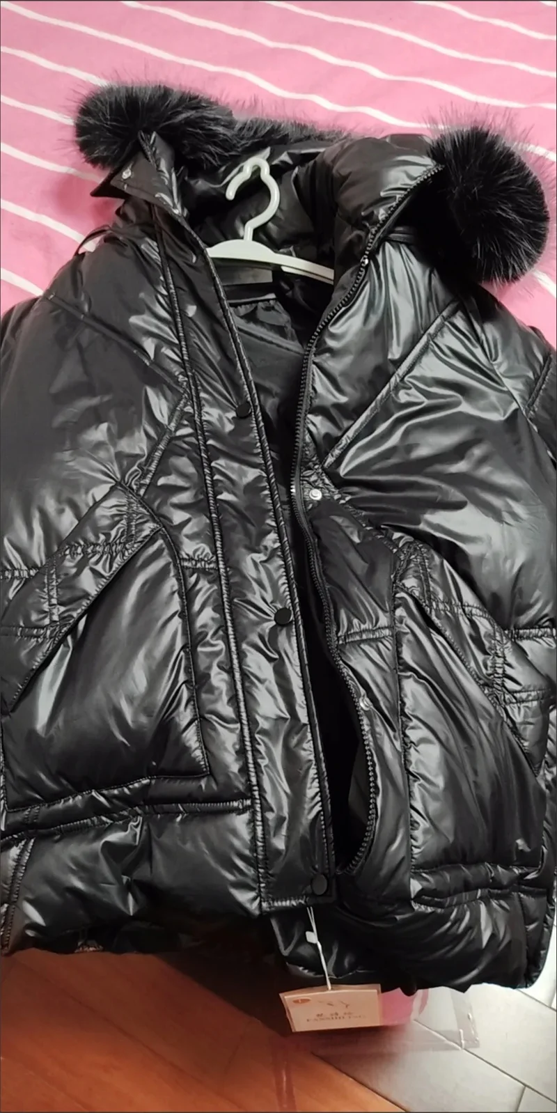 Down Coat Women Parkas Winter 2025 New Korean Warm Cotton Padded Coats Big Fur Collar Thick Down Jacket Disposable Outwear Femal
