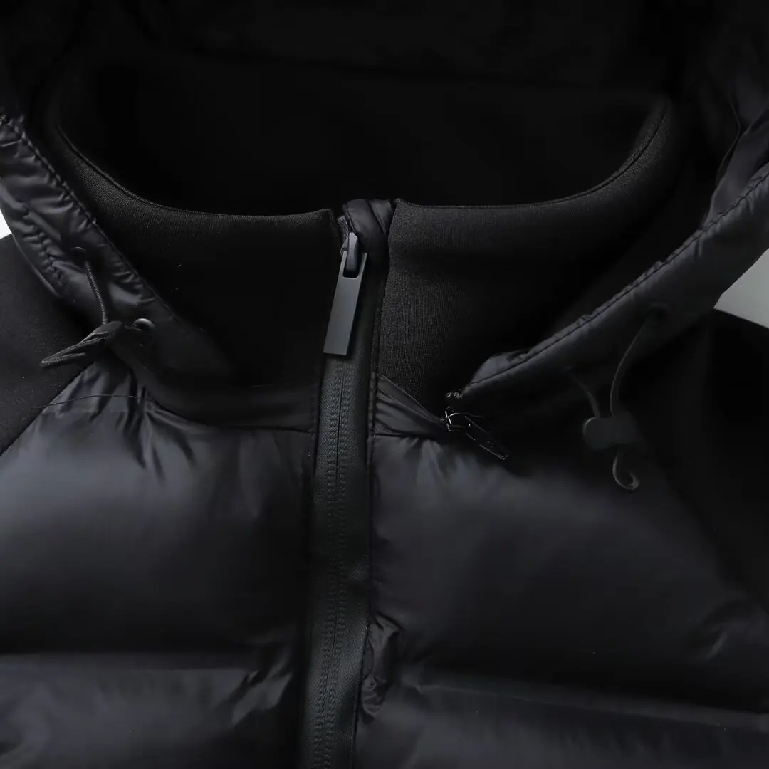 2026 Autumn Winter Women's Vintage Hooded Splicing Short Padded Jackets Lady European Lightweight Zip Warm Sports Parkas Coats