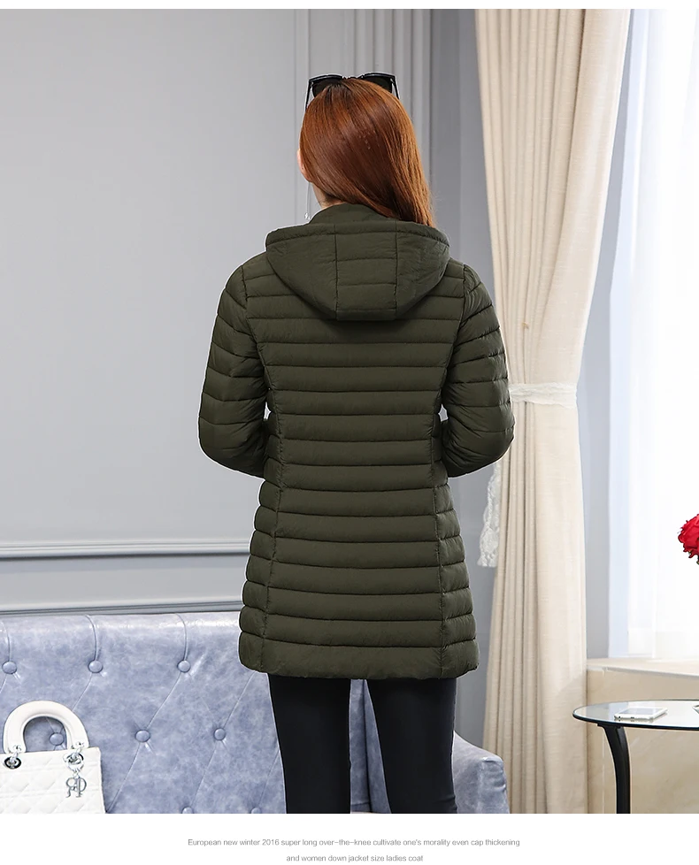 Women Cotton Padded Detachable Hooded Jacket 6XL Winter Warm Coat Loose Medium long Parkas Outwear Female Casual Jackets Tops