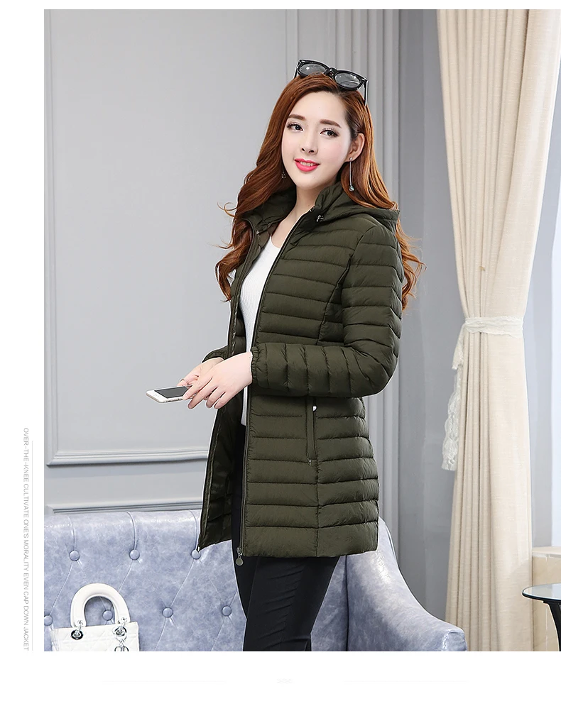 Women Cotton Padded Detachable Hooded Jacket 6XL Winter Warm Coat Loose Medium long Parkas Outwear Female Casual Jackets Tops