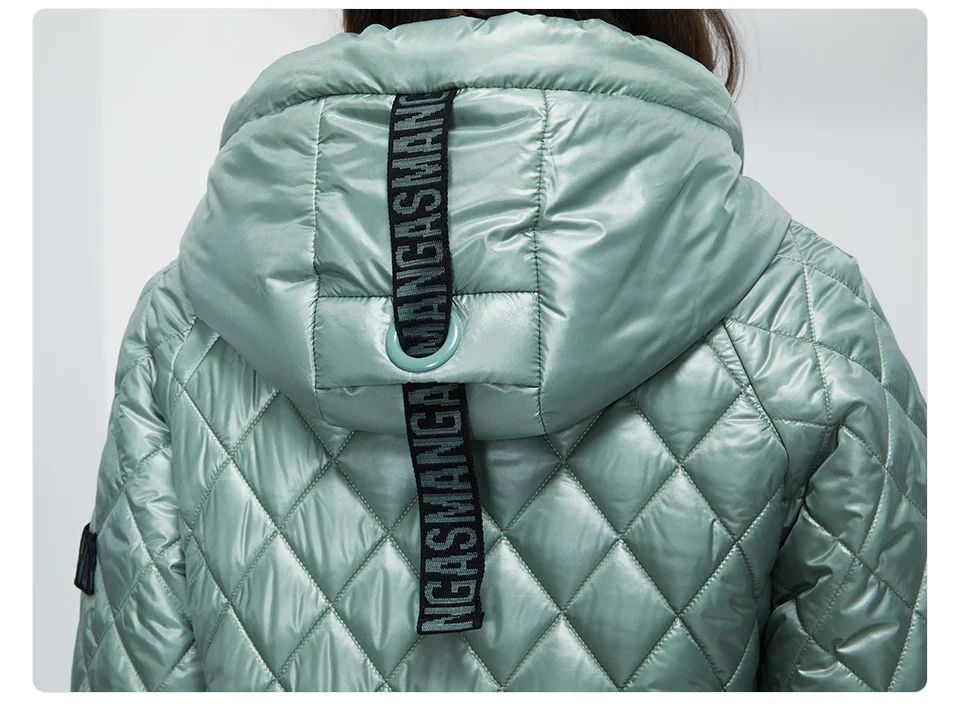 GASMAN 2022 NEW Spring Autumn Jackets Short casual parka Fashion Classic ladies jackets Thin Cotton Warm women Coat 21159