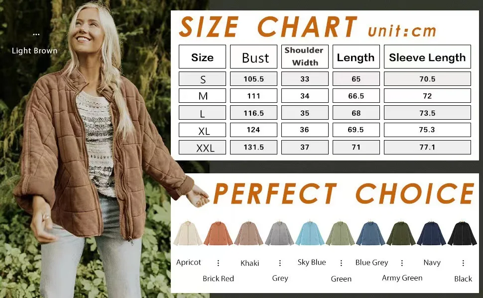Europe and The United States Winter New Fashion Casual Solid Color Loose Stand-up Collar Zipper Padded Jacket with Pockets Women