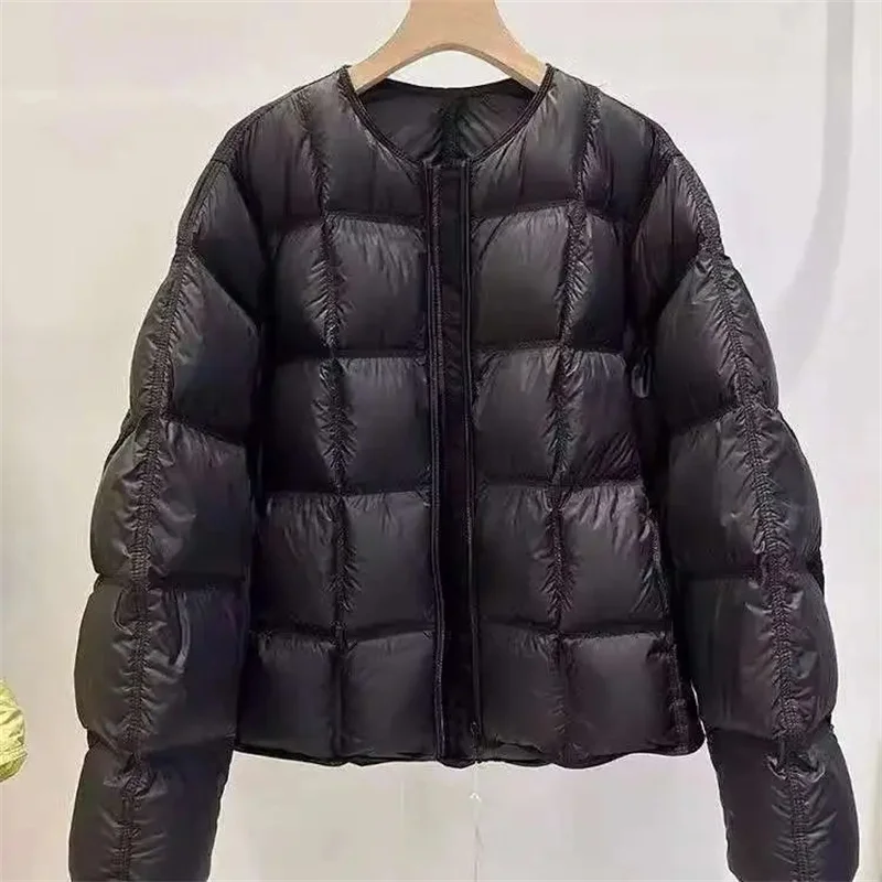 2025 New Winter Korean Down Cotton Jacket Women Parkas Casual Long Sleeve Padded Clothes Loose Overcoat Outerwear Female