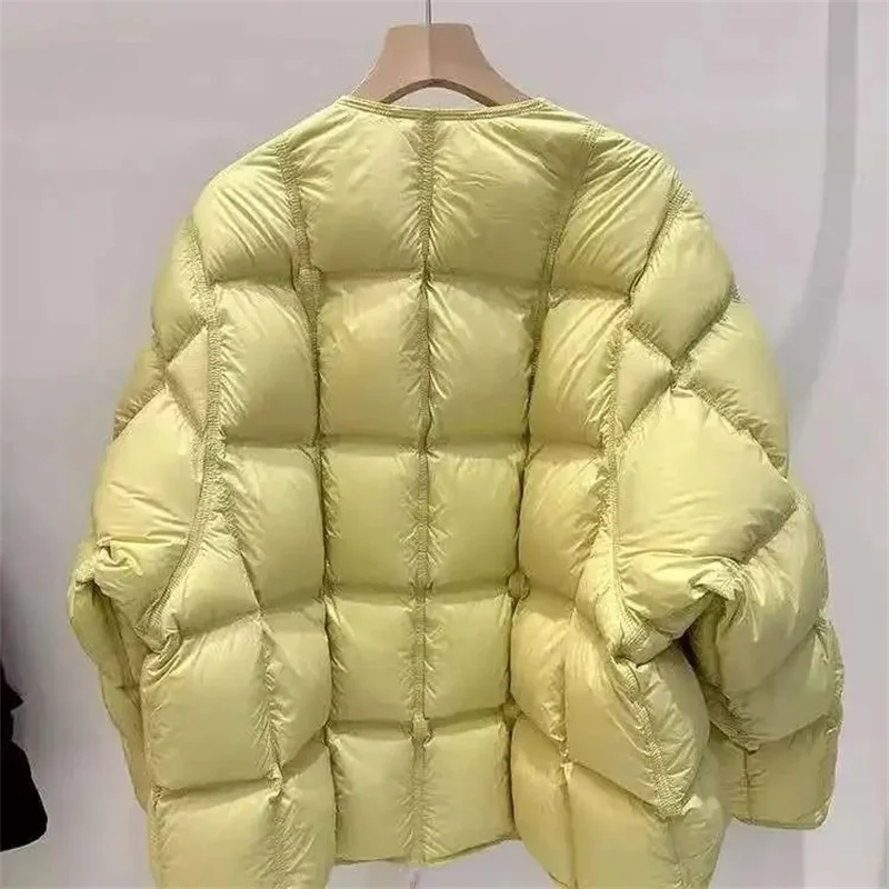 2025 New Winter Korean Down Cotton Jacket Women Parkas Casual Long Sleeve Padded Clothes Loose Overcoat Outerwear Female
