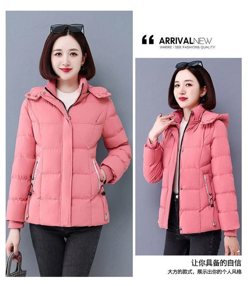 Plus Velvet Padded Cotton-Padded Jacket Women's Autumn And Winter 2023 New Overcoat Korean Fashion Casual Warm Women's Coat Top