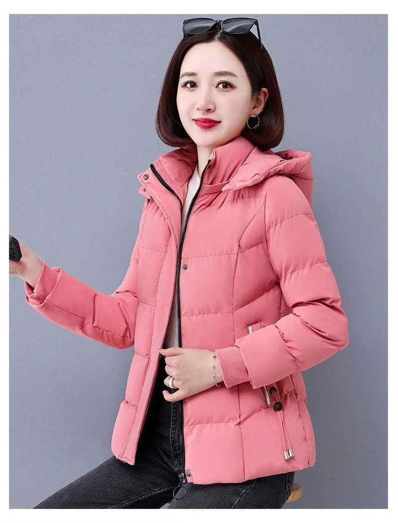 Plus Velvet Padded Cotton-Padded Jacket Women's Autumn And Winter 2023 New Overcoat Korean Fashion Casual Warm Women's Coat Top