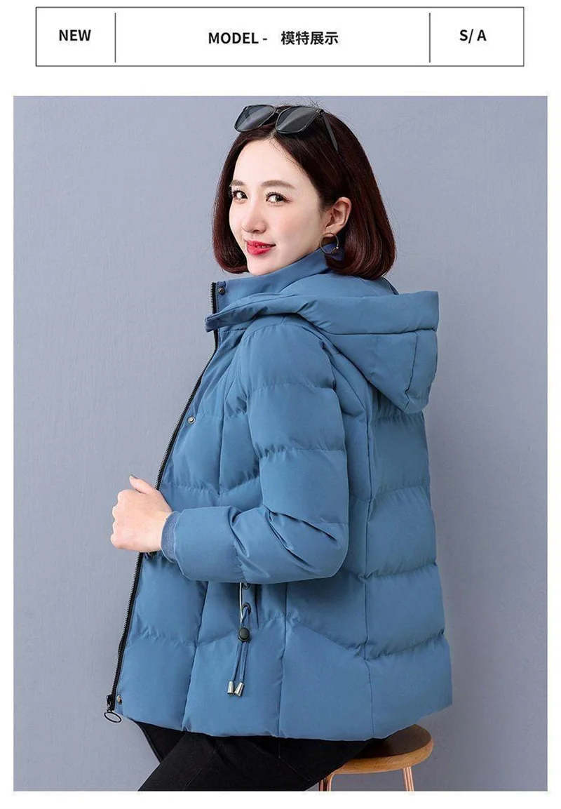 Plus Velvet Padded Cotton-Padded Jacket Women's Autumn And Winter 2023 New Overcoat Korean Fashion Casual Warm Women's Coat Top