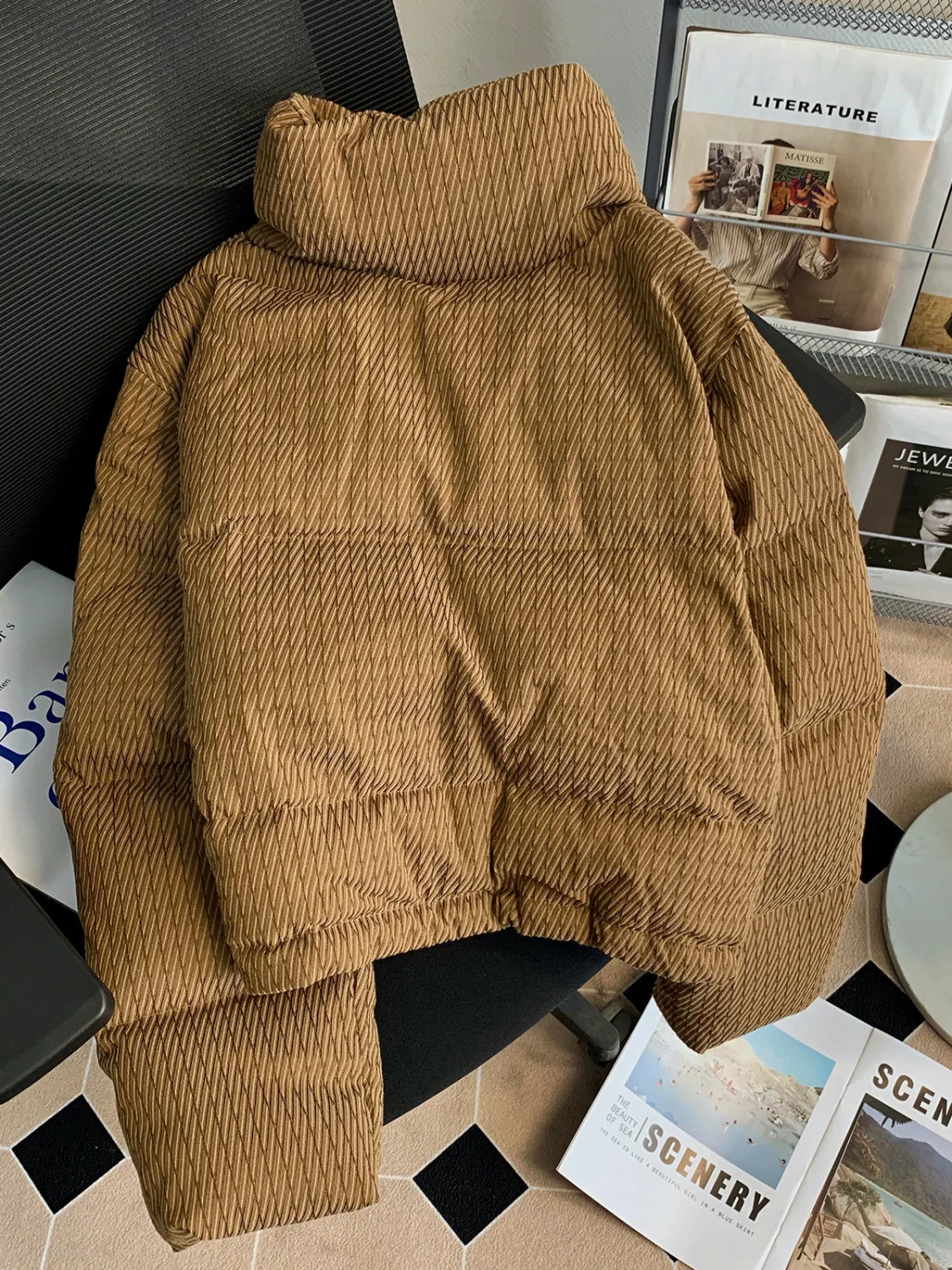 2023 Winter Parkas Women Big Pockets Puffer Jacket Thick Cotton-padded Jacket Down Cotton Jacket Vintage Outerwear Oversized
