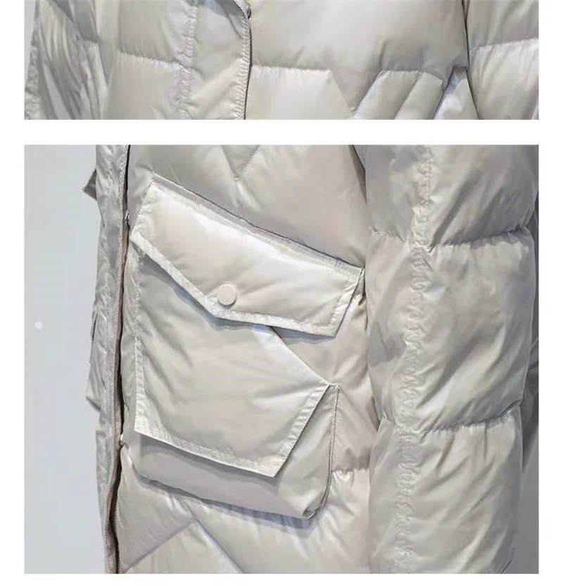 New 2026 Parkas Women Winter Down Cotton Jacket Coat Ladies Long Hooded Thicken Warm Cotton Padded Female Outwear Overcoat Tops