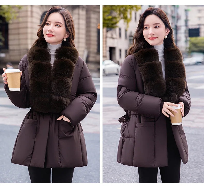 Women Jacket Coats Long Parkas Female Down Cotton Overcoat 2026 Winter Thick Warm Jackets Windproof Casual Coat Female Outerwear