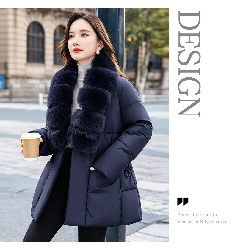 Women Jacket Coats Long Parkas Female Down Cotton Overcoat 2026 Winter Thick Warm Jackets Windproof Casual Coat Female Outerwear