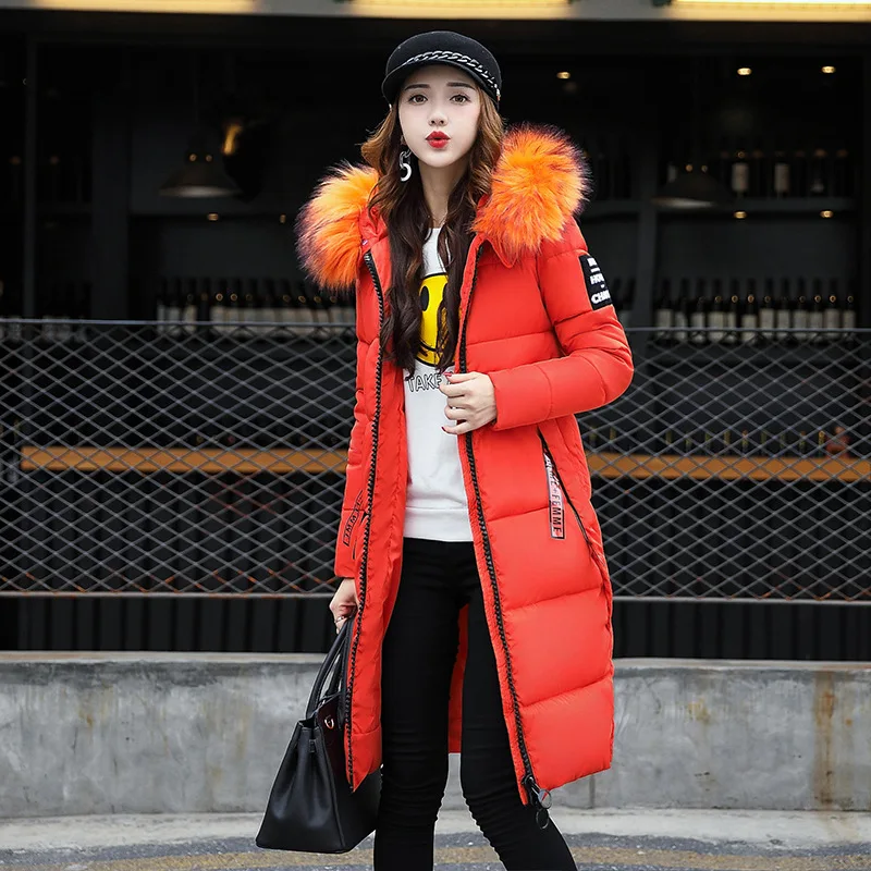 Women Parkas Hooded Zipper Thick Parka Thick Casual Full Sleeve Solid Long Coats Pockets Elegant Outerwear Warm Casual