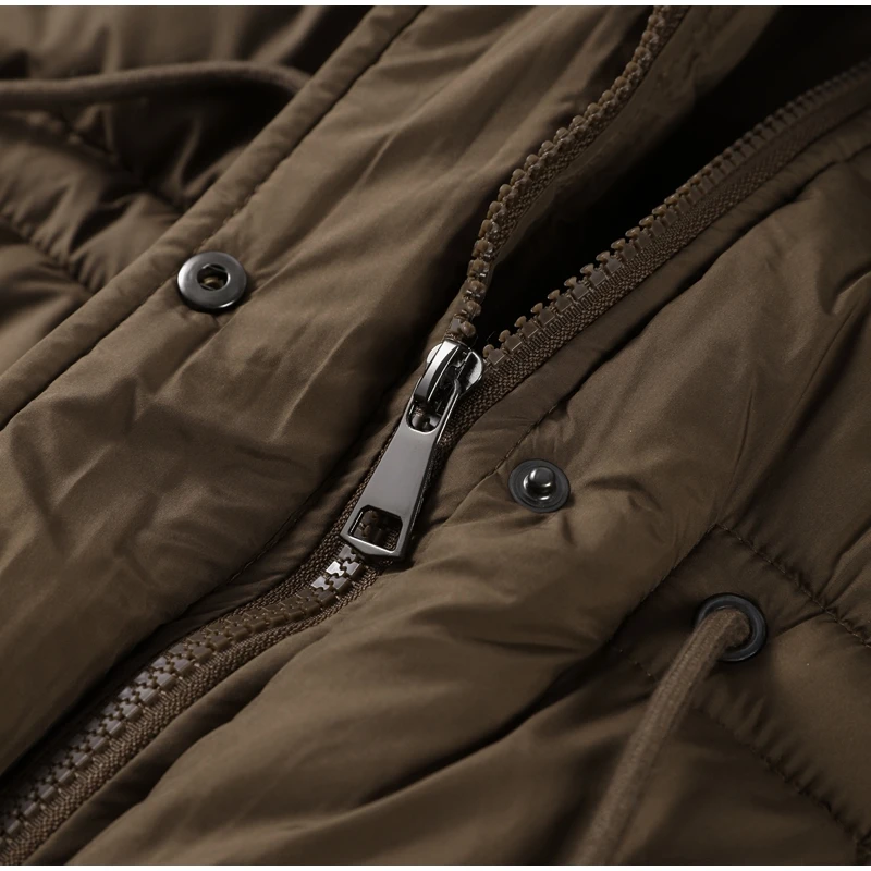 Casual Lace-up Long Padded Jackets Women's Loose Full Sleeves Stand Collar Pocket Maxi Coat 2026 New Winter Ladies Solid Outwear