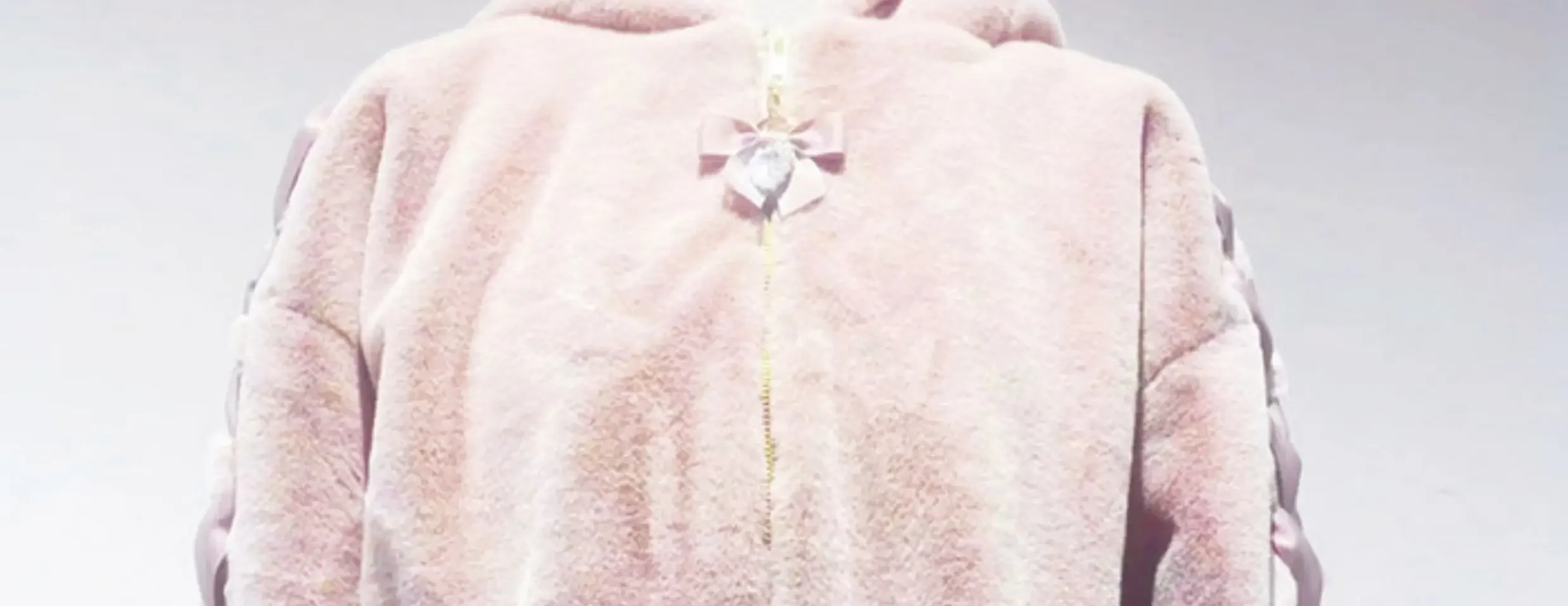 High Quality Japanese Winter New Sweet Cute Mine Cute Rabbit Ear Plush Cotton Coat Jacket Girl Lolita Fur Coats Women Parkas