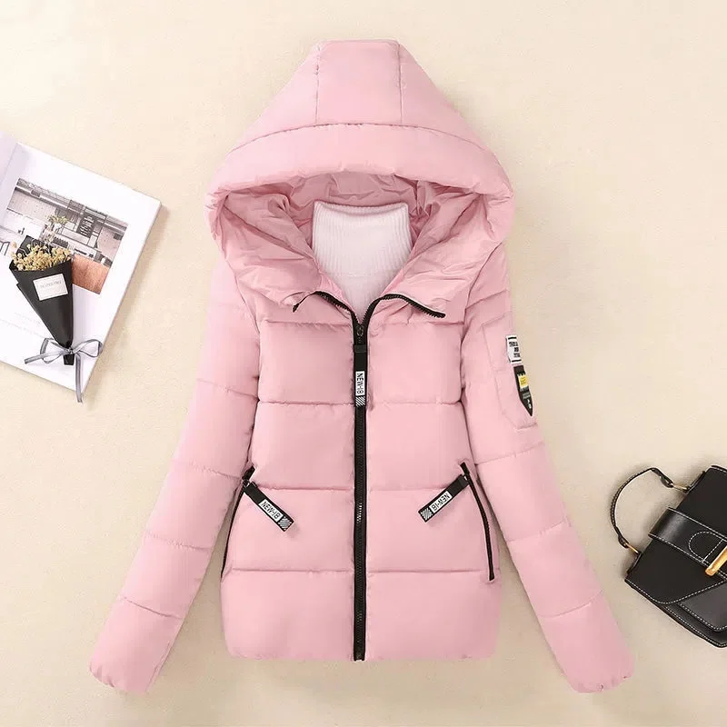 2026 New Winter Jacket Women Parkas Hooded Short Coats Female Parka Warm Thicken Jacket Korean Loose Cotton Padded Outwear