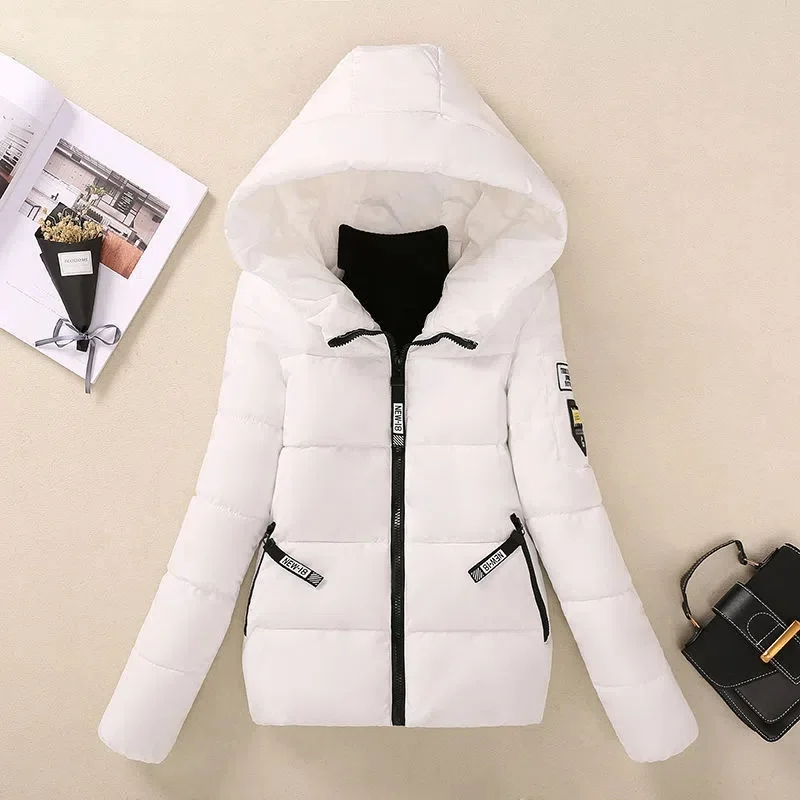 2026 New Winter Jacket Women Parkas Hooded Short Coats Female Parka Warm Thicken Jacket Korean Loose Cotton Padded Outwear