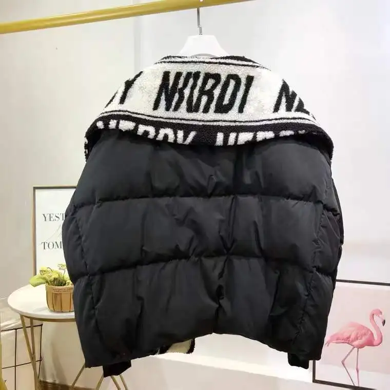 Women Large Size Coat 2026 Autumn Winter New Item Korean Retro Jacket Women's Clothing Splicing Fake Two-piece Cotton Jackets