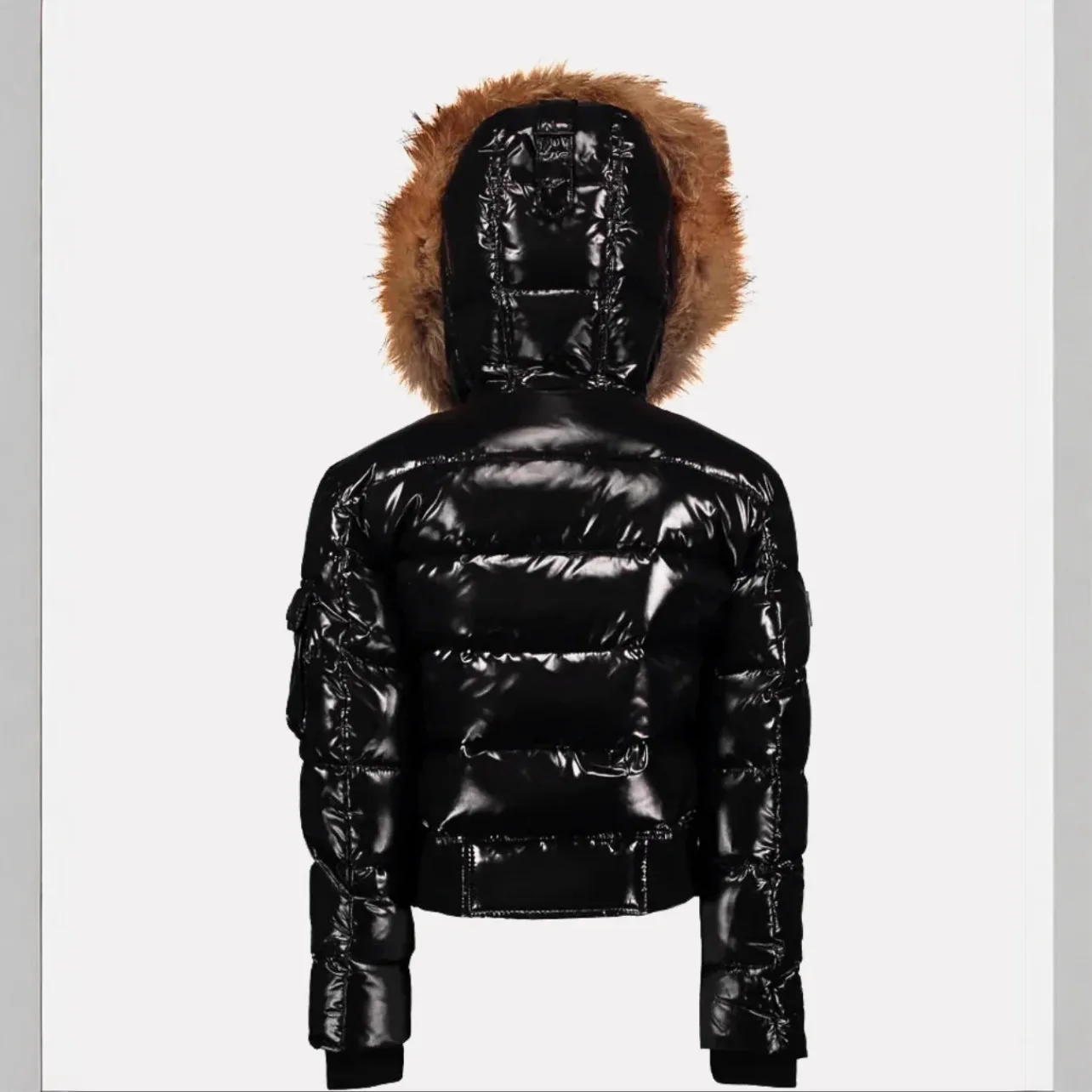 New winter cotton coat, warm and fashionable zipper thickened personalized women's cotton coat 2025 Europe and America