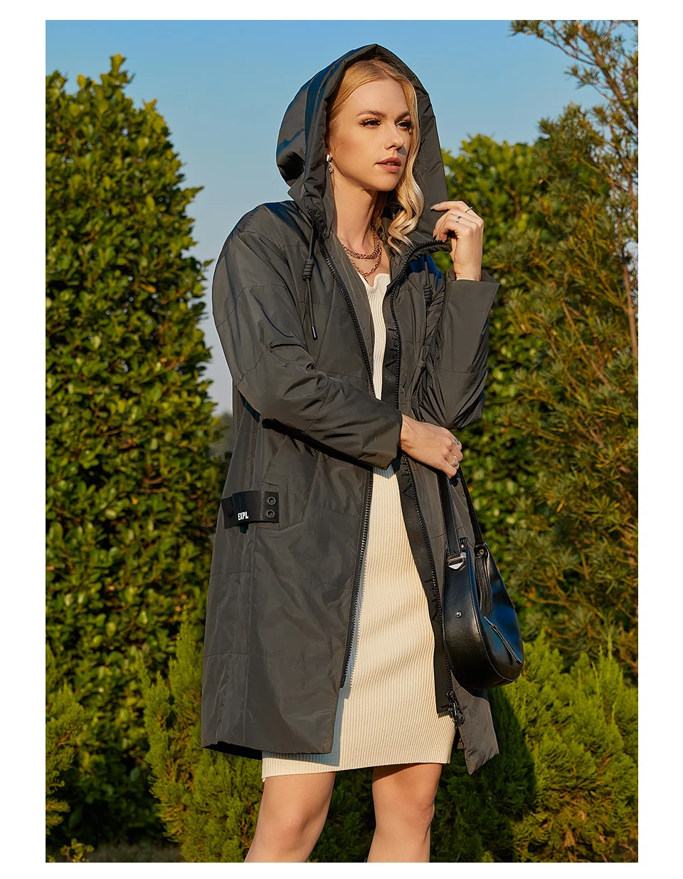Astrid 2022 Spring Women Parkas Oversize Long Loose Padded Down Coats Hooded Women's Jacket Fashion Outerwear Quilted AM-7561