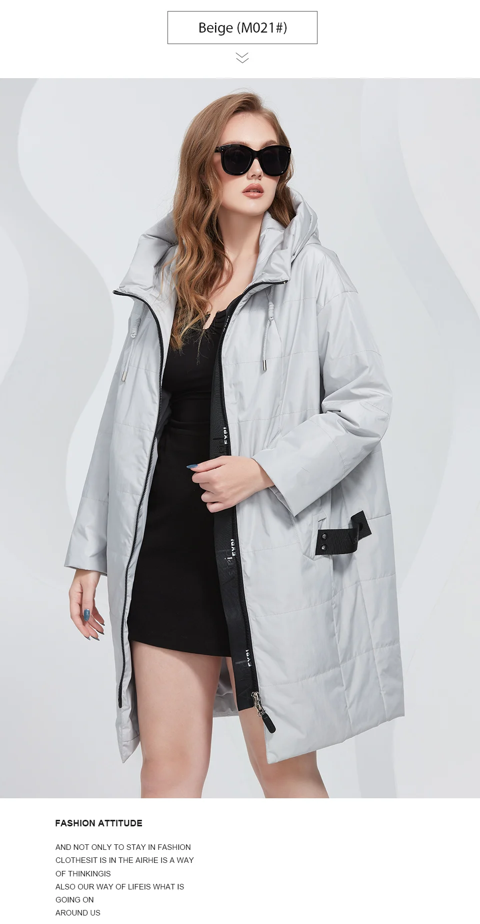 Astrid 2022 Spring Women Parkas Oversize Long Loose Padded Down Coats Hooded Women's Jacket Fashion Outerwear Quilted AM-7561