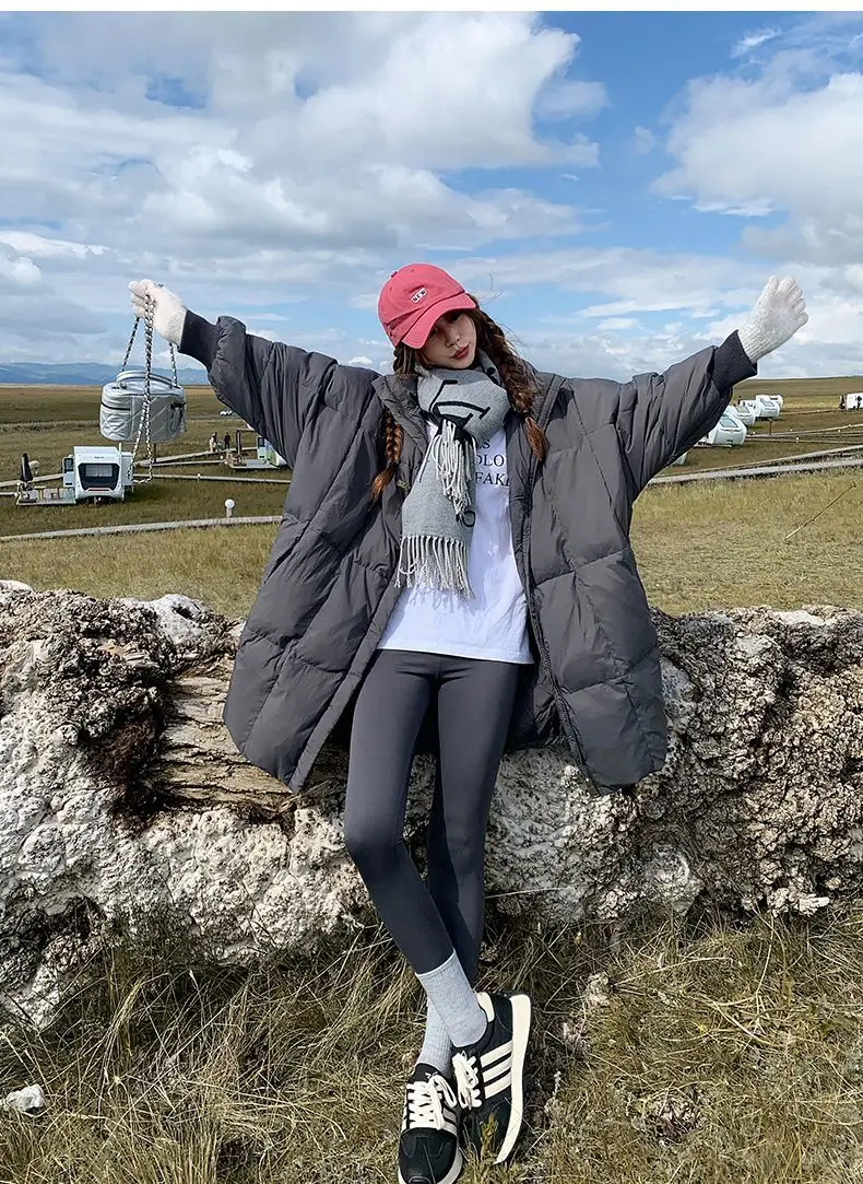 Women Winter Cotton Padded Jacket 2025 New Warm Thick Long Parka Coat Korean Women Loose Lapel Winter Outwear Women Cotton Coat