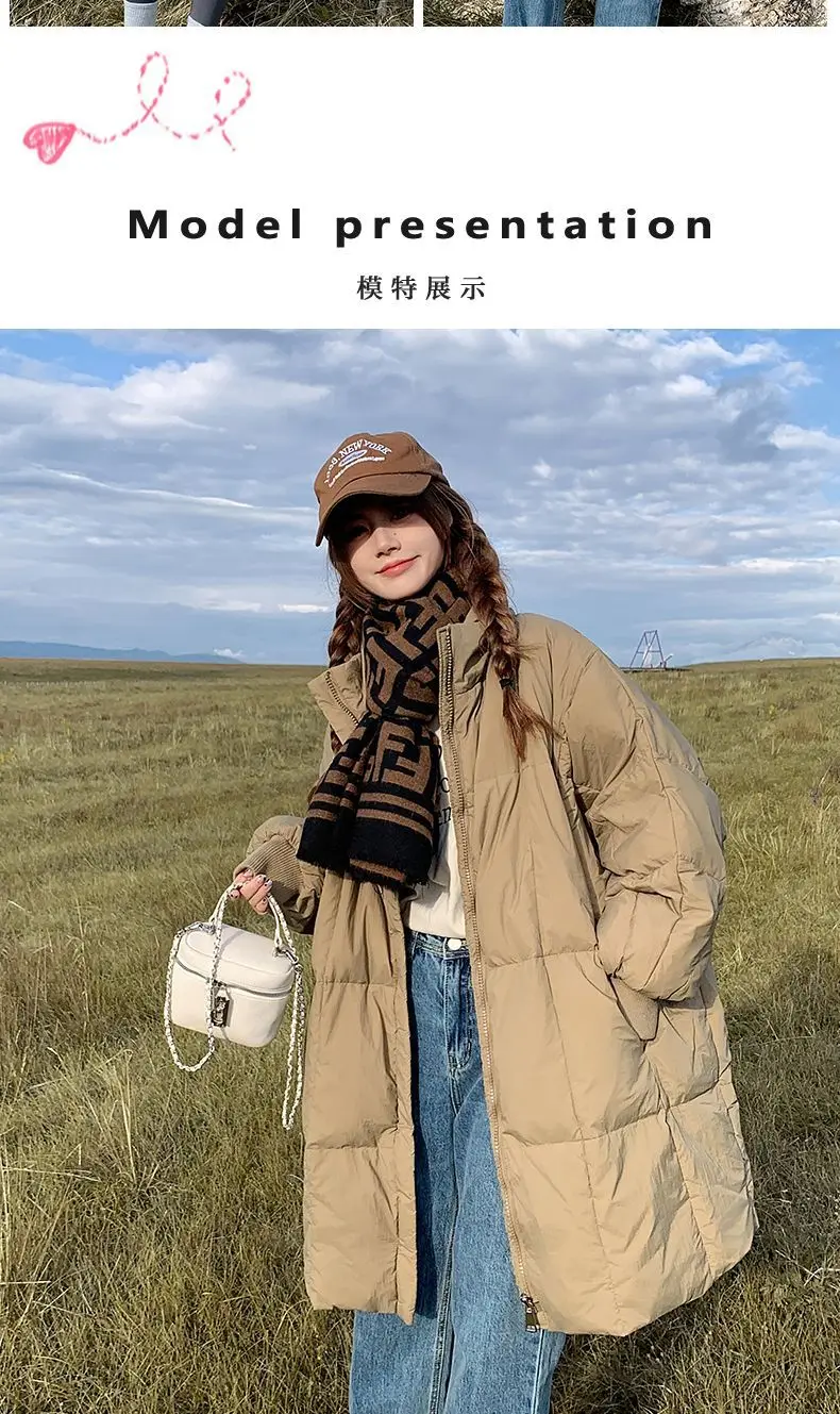 Women Winter Cotton Padded Jacket 2025 New Warm Thick Long Parka Coat Korean Women Loose Lapel Winter Outwear Women Cotton Coat