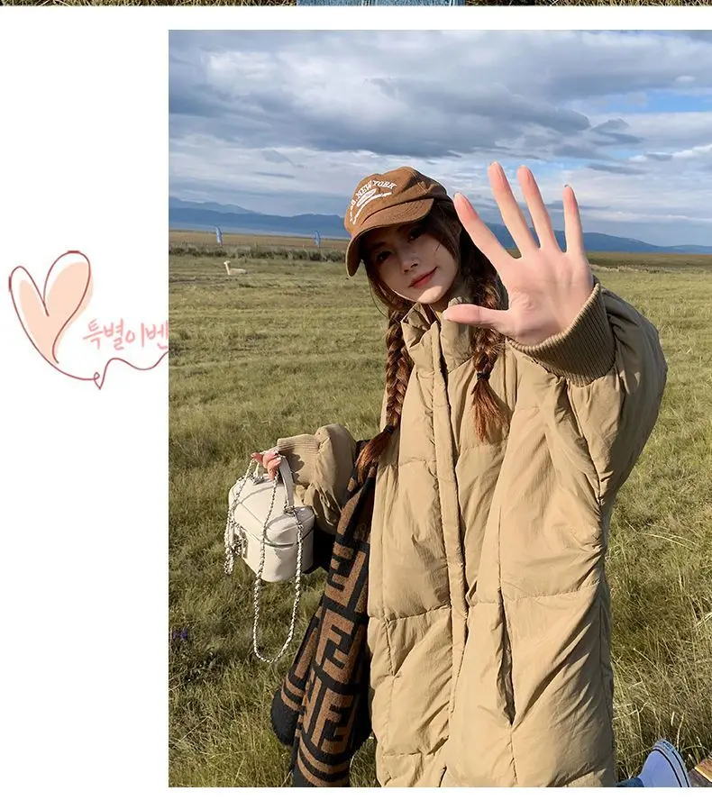 Women Winter Cotton Padded Jacket 2025 New Warm Thick Long Parka Coat Korean Women Loose Lapel Winter Outwear Women Cotton Coat