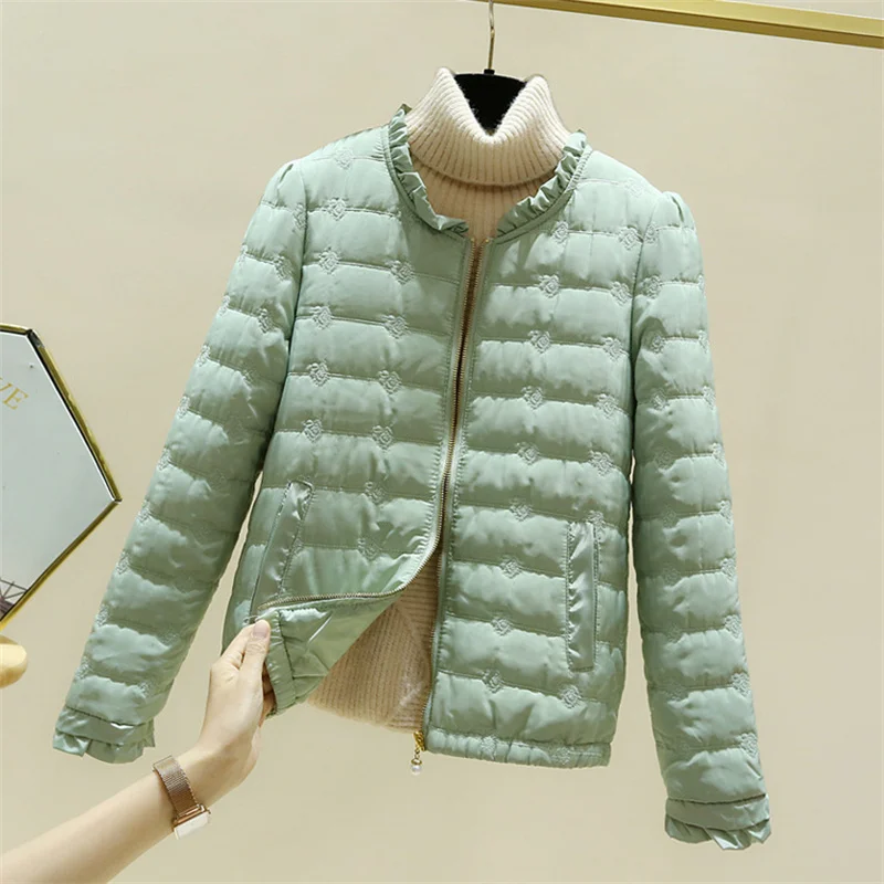 New 2026 Women Jacket Autumn Winter Korean Loose Lightweight Casual Warm Down Cotton parkas Female Outwear Overcoat Lady Tops