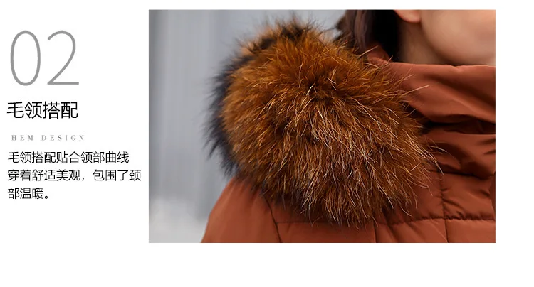 Women Winter Long Cotton Coat 2025 New Women Big Fur Collar Parkas  Korean Loose Belt Slim Jacket Down Cotton Coat Women Outwear