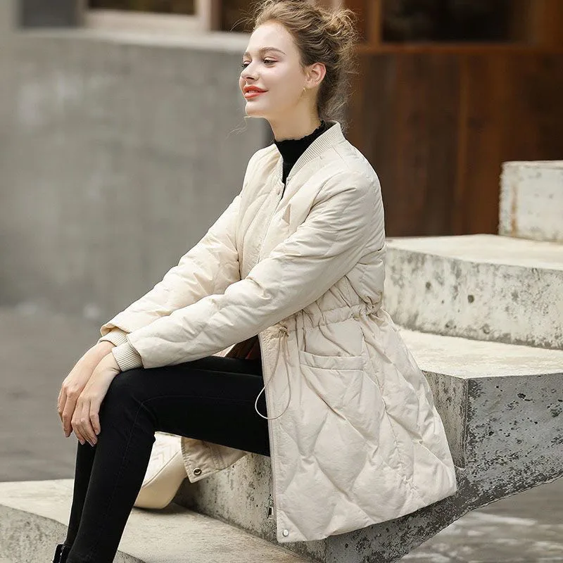 2025 New Women Warm Thicken Cotton Coat Korean Loose Waist Down Cotton Jacket Women Winter Windproof Jacket Women Parka Outwear