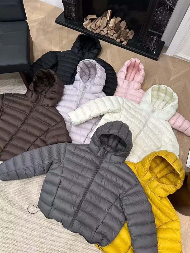 Fashion Fall Lightweight Hooded Puffer Jacket Russian Winter Women Zip Up Solid Warm Cotton Padded Outerwear Quilted Coat Куртка