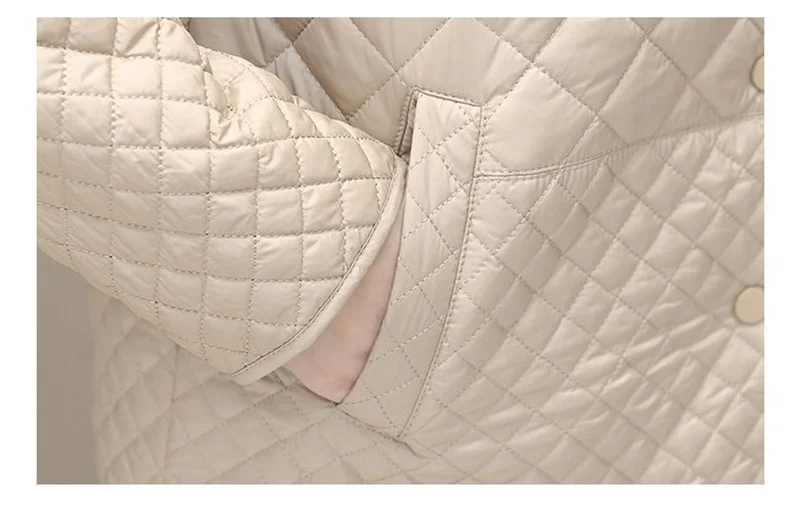 2025 Autumn Winter New Middle-aged Mother's Women Parkas Short Down Cotton Jacket Female Thin Loose Cotton Padded Parka Outwear