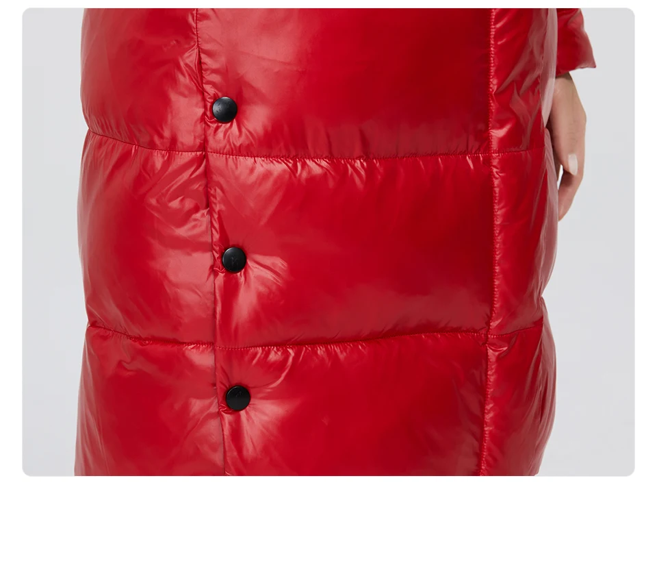 GASMAN 2022 New high quality fashion down parka Women's winter jacket women's coat outwear Female puffer hooded thick jacket 018