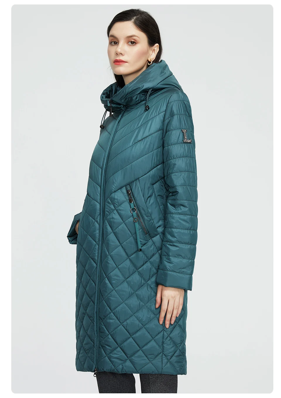 GASMAN New Women coat Trench women's spring jackets 2022 fashion casual long big size parka Female Outerwear ladies jacket 81865