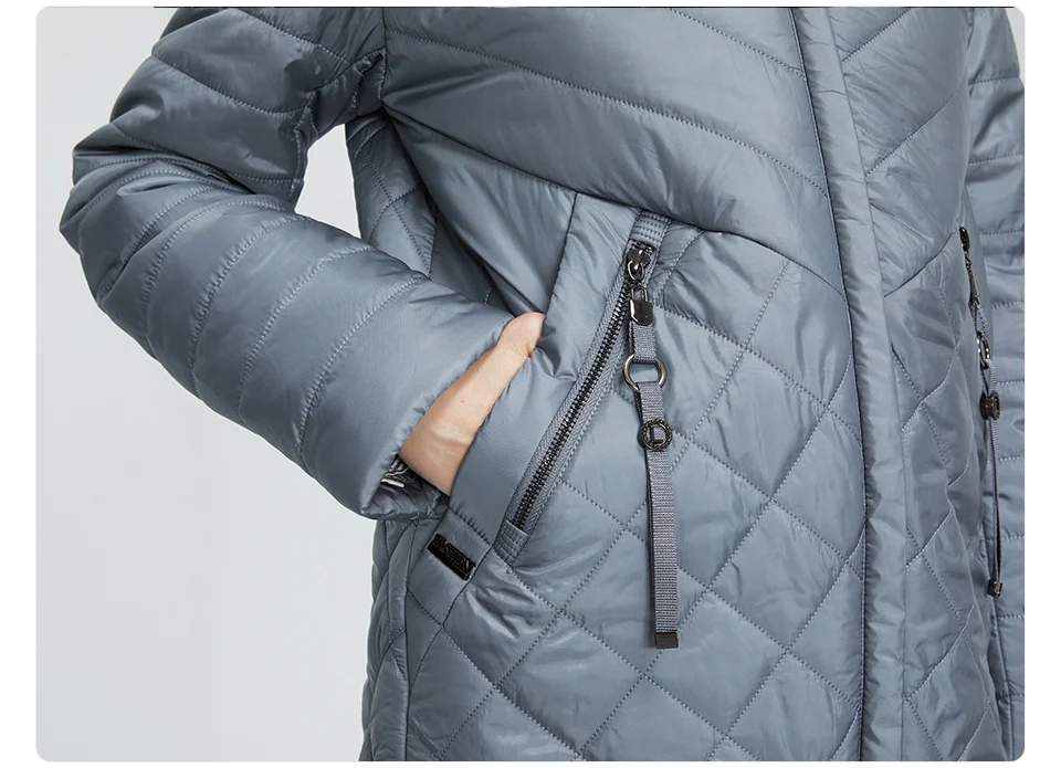 GASMAN New Women coat Trench women's spring jackets 2022 fashion casual long big size parka Female Outerwear ladies jacket 81865