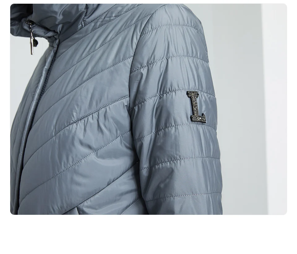 GASMAN New Women coat Trench women's spring jackets 2022 fashion casual long big size parka Female Outerwear ladies jacket 81865