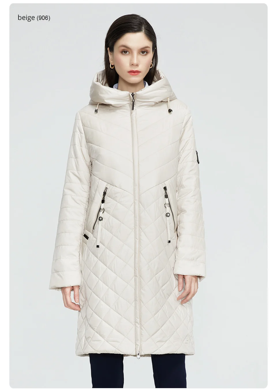 GASMAN New Women coat Trench women's spring jackets 2022 fashion casual long big size parka Female Outerwear ladies jacket 81865